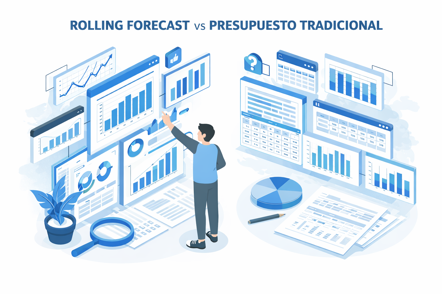 Rolling Forecast vs Presupuesto Tradicional
